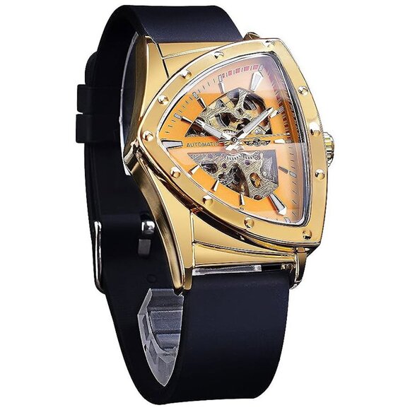 Other - Skeleton Watches for Men, Automatic Mechanical Watch , Gold